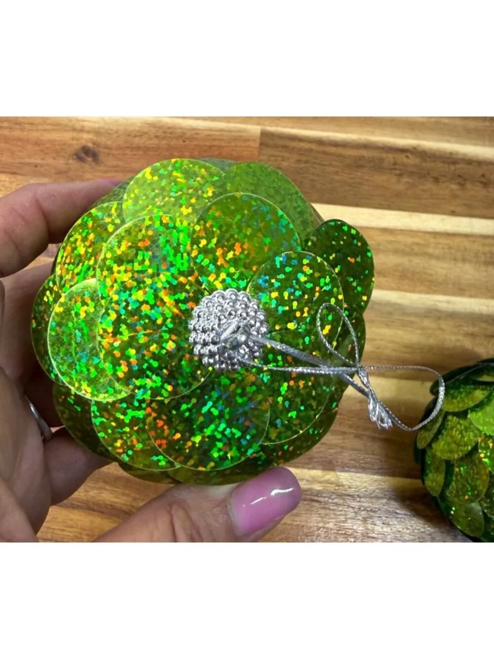 Lot of 3 vintage Christmas ornaments